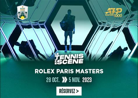 billeterie rolex paris master|tennis master paris 2023.